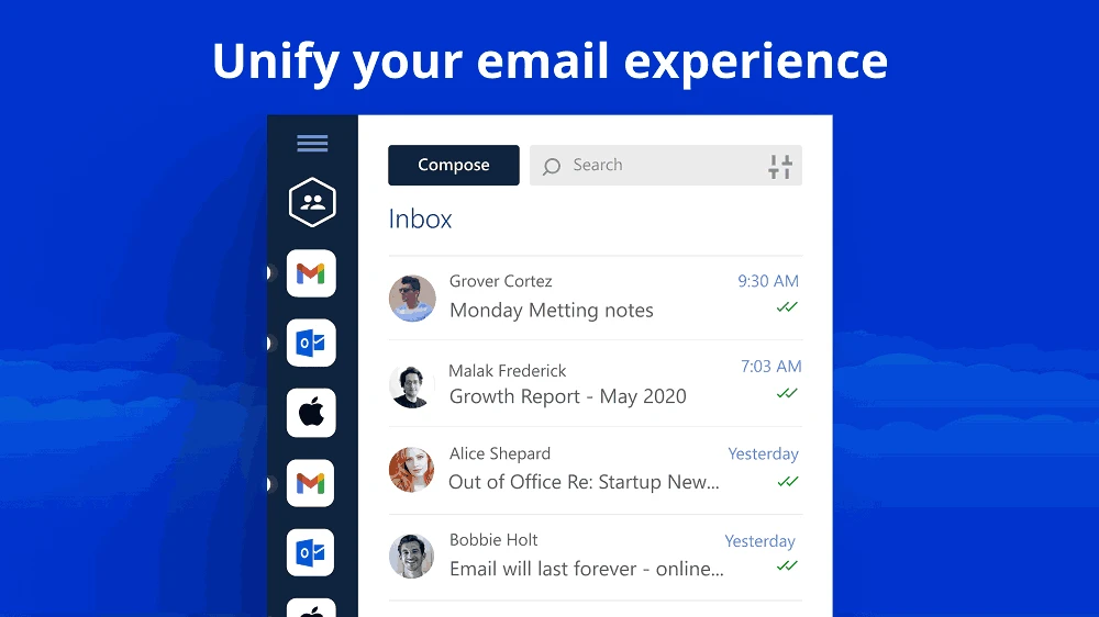 Mailbird — tangkapan layar 1
